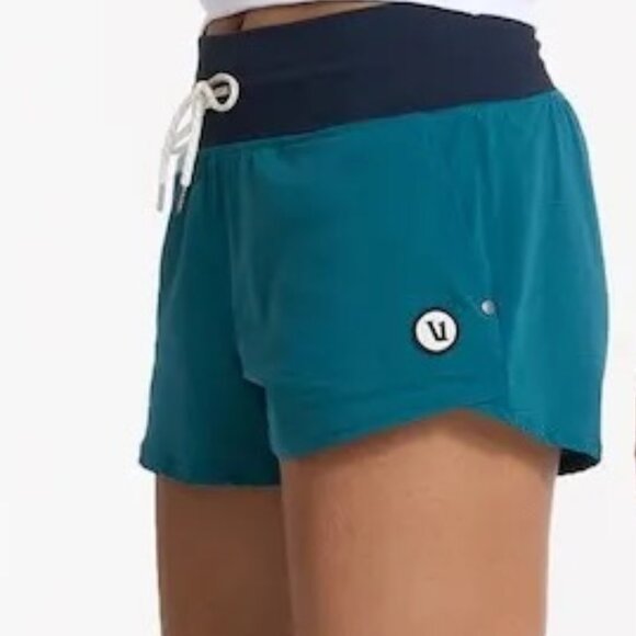 Vuori Seabreeze Short Women's Performance Shorts Dark Green Medium - Picture 1 of 12